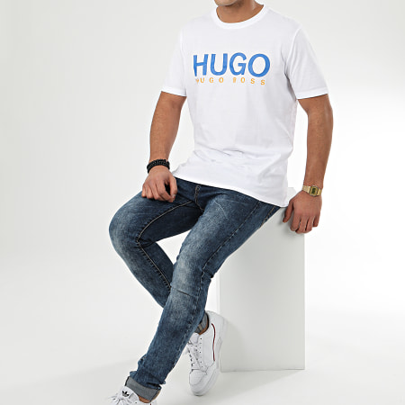 HUGO - Tee Shirt Dolive 202 50424999 Blanc