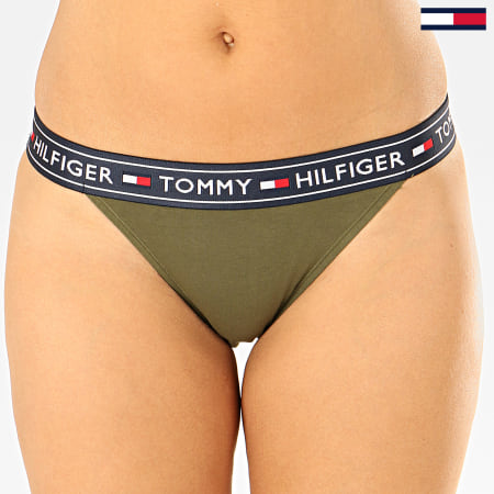 Tommy Hilfiger - Culotte Bikini Femme 0726 Vert Kaki