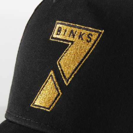 7 Binks - Casquette Logo Noir Or