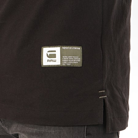 G-Star - Tee Shirt Manches Longues D16395-4561 Noir