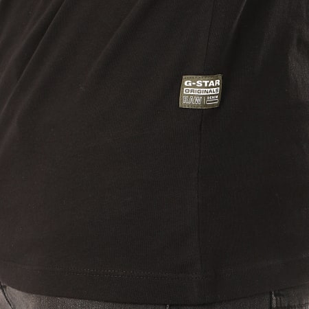 G-Star - Tee Shirt Manches Longues Boxed Graphic D16386-336 Noir
