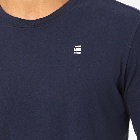 G-Star - Tee Shirt Manches Longues Oversize Lash D16397-B353 Bleu Marine
