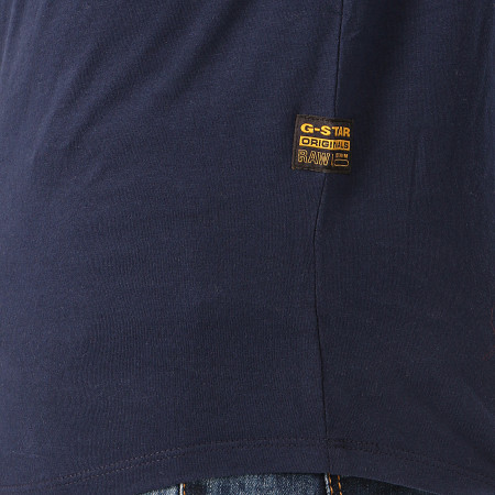 G-Star - Tee Shirt Manches Longues Oversize Lash D16397-B353 Bleu Marine