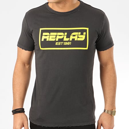 Replay - Tee Shirt M3027 Gris Anthracite