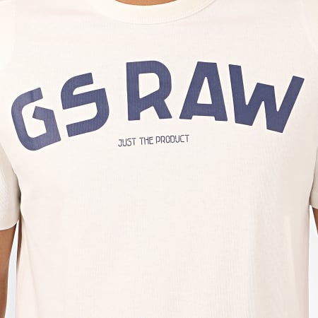 G-Star - Tee Shirt Gsraw GR D16388-4561 Ecru