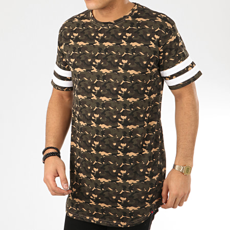 Classic Series - Tee Shirt Oversize Camouflage Alberto Vert Kaki