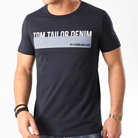 Tom Tailor - Tee Shirt 1016303-XX-12 Bleu Marine