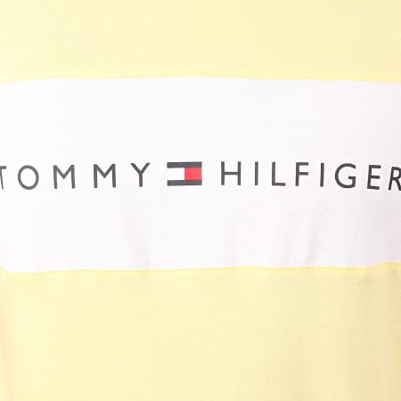 Tommy Hilfiger - Tee Shirt Logo Flag 1170 Jaune