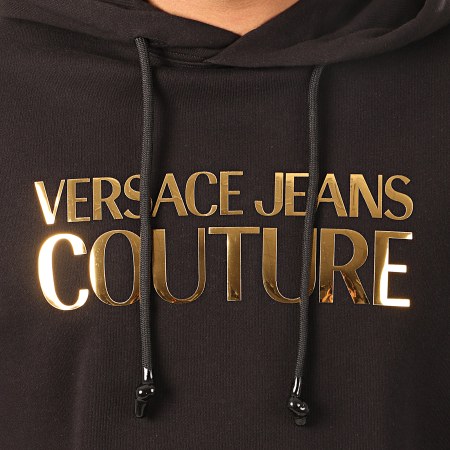 Versace Jeans Couture - Sweat Capuche B7GVA7EC-30310 Noir Doré