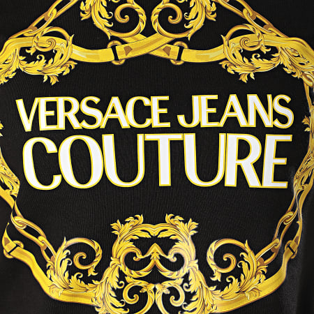 Versace Jeans Couture - Tee Shirt Slim Femme B2HVA7E0-30311 Noir Renaissance