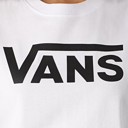 Vans - Tee Shirt Manches Longues Femme Flying V Classic A47WN Blanc