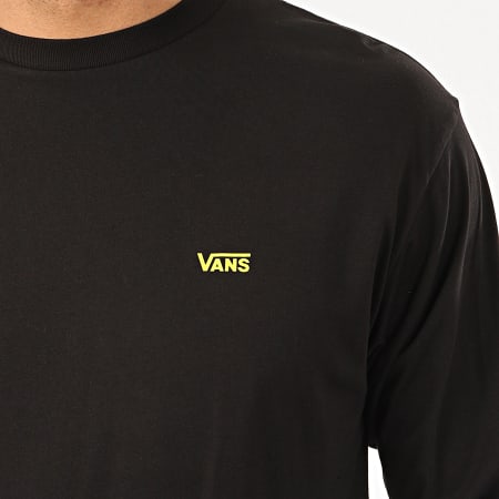 Vans - Tee Shirt Manches Longues Left Chest Hit Noir
