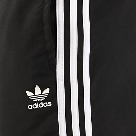Adidas Originals - Short De Bain A Bandes 3 Stripes FM9874 Noir
