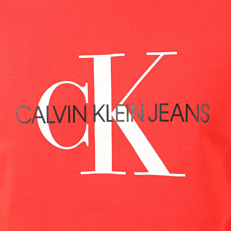 Calvin Klein - Sweat Crewneck Monogram Regular 4692 Rouge