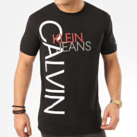 Calvin Klein - Tee Shirt Vertical Big 5008 Noir