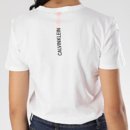 Calvin Klein - Tee Shirt Calvin Stretch 3552 Blanc
