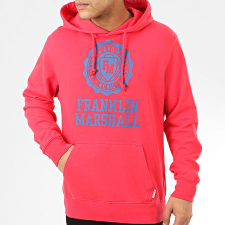 Franklin And Marshall - Sweat Capuche JM5001-2000P01 Rouge