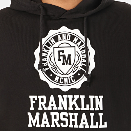 Franklin And Marshall - Sweat Capuche JM5001-2000P01 Noir