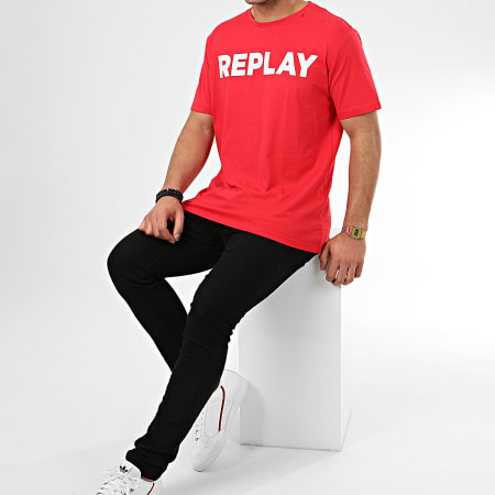 Replay - Tee Shirt M3594 Rouge