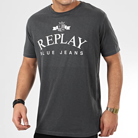 Replay - Tee Shirt M3033 Gris Anthracite