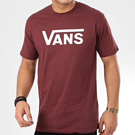 Vans - Tee Shirt Vans Classic Bordeaux 
