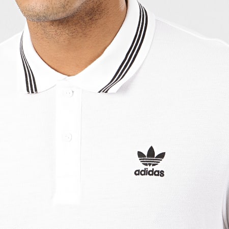 Adidas Originals - Polo Manches Courtes Pique FM9954 Blanc