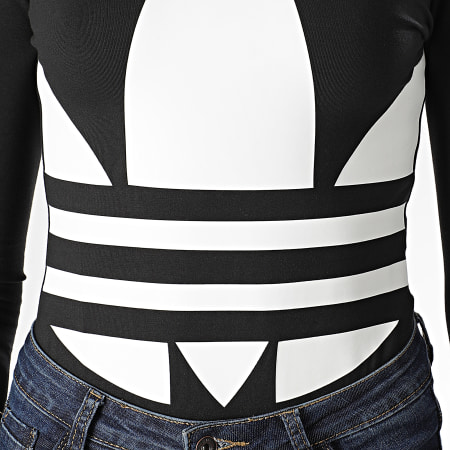 Adidas Originals - Body Femme Manches Longues LRG Logo FM2651 Noir
