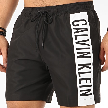 Calvin Klein - Short De Bain Medium Drawstring 0437 Noir