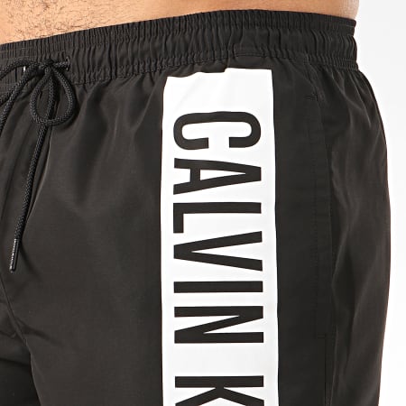 Calvin Klein - Short De Bain Medium Drawstring 0437 Noir