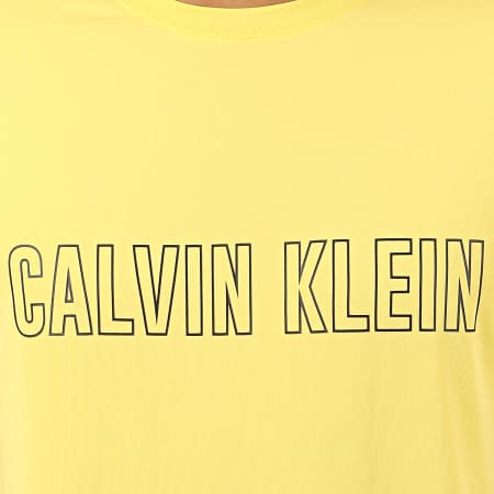 Calvin Klein - Tee Shirt GMS0K101 Jaune Réfléchissant