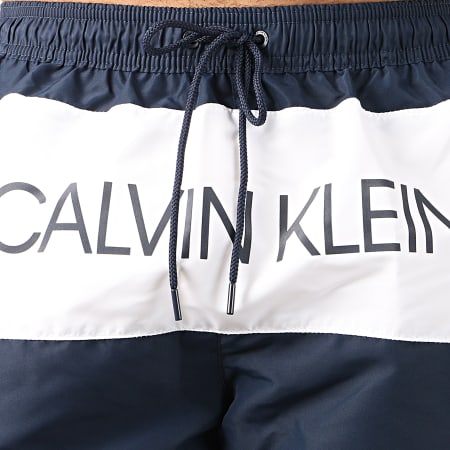 Calvin Klein - Short De Bain Medium Drawstring 0456 Bleu Marine