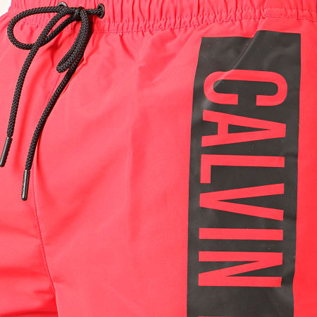 Calvin Klein - Short De Bain Medium Drawstring 0437 Rouge
