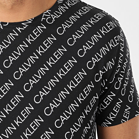 Calvin Klein - Tee Shirt Logo Print 0470 Noir