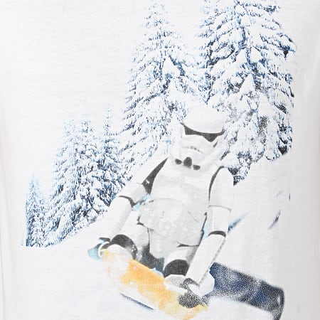 Star Wars - Tee Shirt Trooper Winter Toboggan Blanc