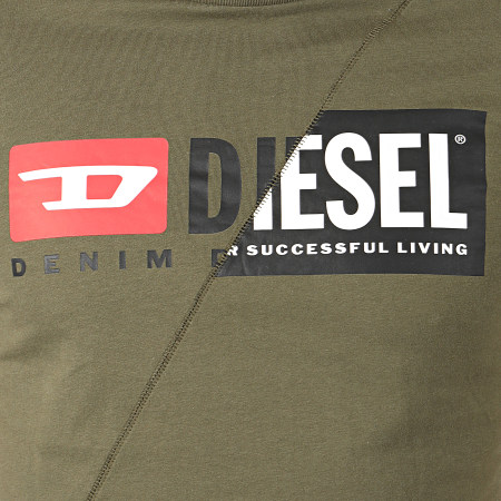Diesel - Tee Shirt Diego Cuty 00SDP1-0091A Vert Kaki