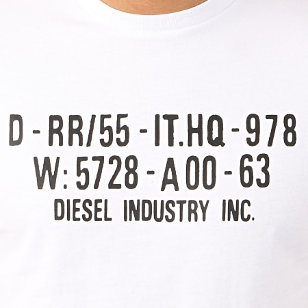 Diesel - Tee Shirt Diego S2 00SEG9-0091A Blanc