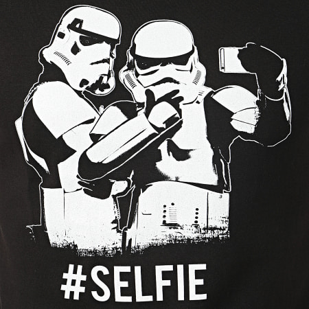 Star Wars - Tee Shirt Trooper Selfie Noir