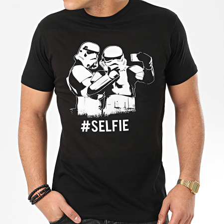 Star Wars - Tee Shirt Trooper Selfie Noir