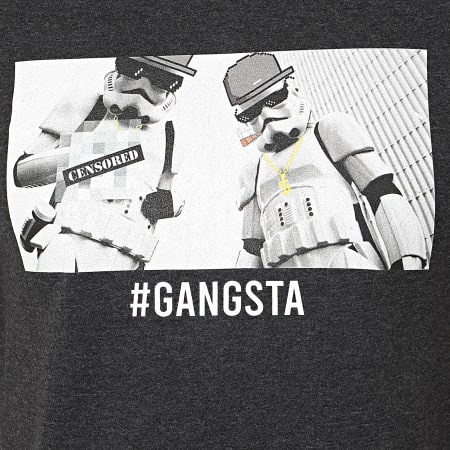 Star Wars - Tee Shirt Trooper Gangsta Gris Anthracite