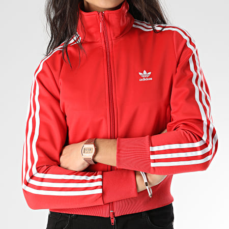 Adidas Originals - Veste De Sport Femme A Bandes Firebird FM3268 Rouge