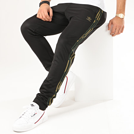 Adidas Originals - Pantalon Jogging A Bandes Camo FM3360 Noir