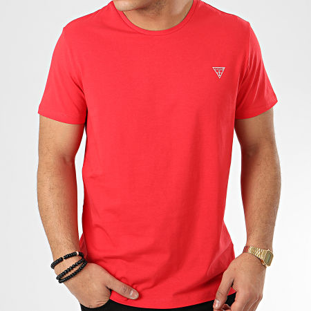 Guess - Tee Shirt U94M09 Rouge