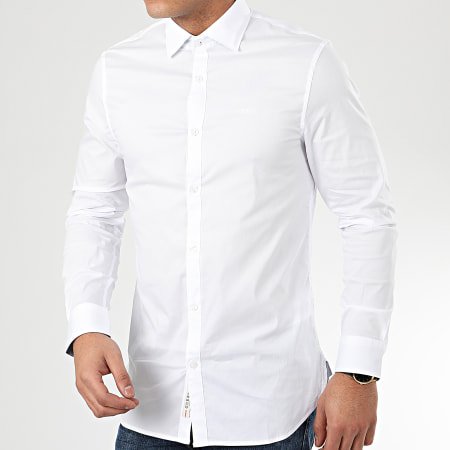 Guess - Chemise Manches Longues M02H13 Blanc