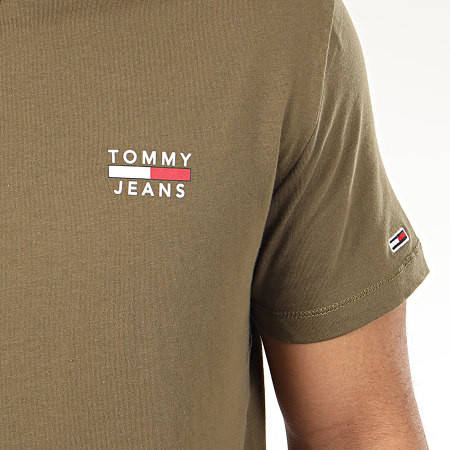 Tommy Jeans - Tee Shirt Chest Logo 7472 Vert Kaki