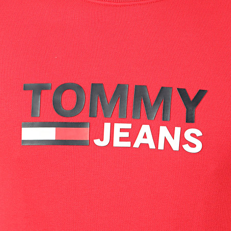 Tommy Jeans - Sweat Crewneck Corp Logo 7930 Rouge