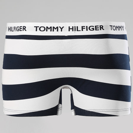 Tommy Hilfiger - Boxer 1832 Blanc Bleu Marine