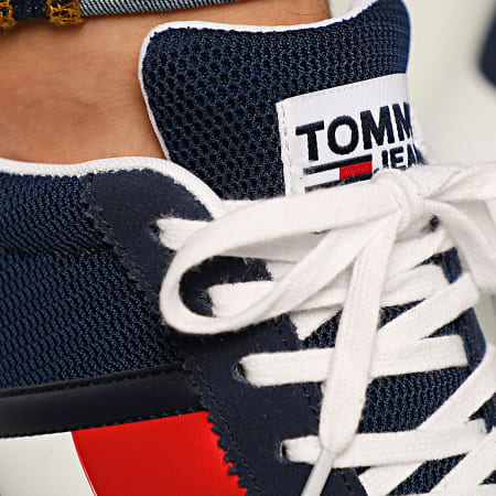 Tommy Jeans - Baskets Flexi Tommy Jeans Flag Sneaker 0400 Twilight NAvy