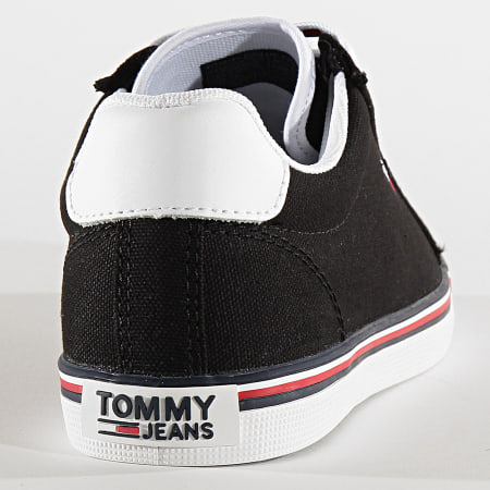 Tommy Jeans - Baskets Femme Essential Lace Up Sneaker 0786 Black