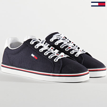 Tommy Jeans - Baskets Femme Essential Lace Up Sneaker 0786 Twilight Navy