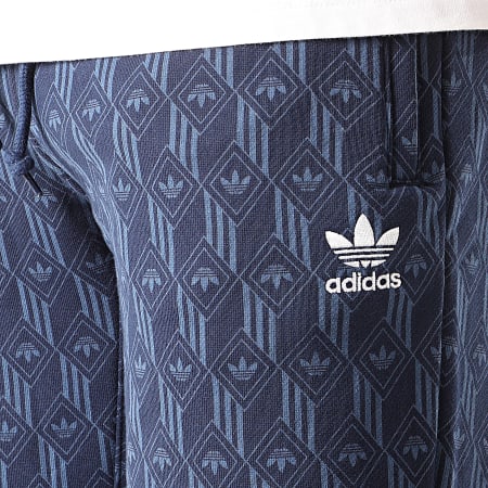 Adidas Originals - Pantalon Jogging Mono All Over Print FM3410 Bleu Marine